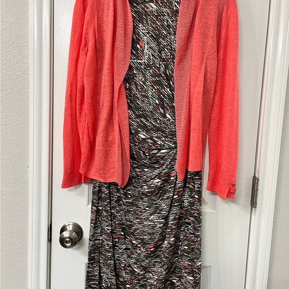 Women’s Zozo Dress Small and Matching Shrug Sweater Medium - Picture 1 of 3